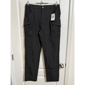 Men's FLEXCAMO Black Tactical Cargo Pants Waist 32